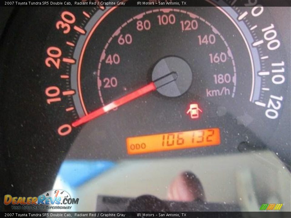 2007 Toyota Tundra SR5 Double Cab Radiant Red / Graphite Gray Photo #12