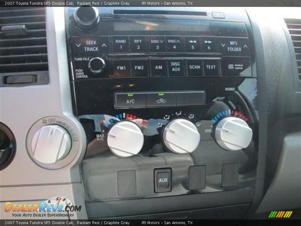 2007 Toyota Tundra SR5 Double Cab Radiant Red / Graphite Gray Photo #14