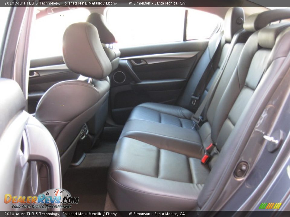 2010 Acura TL 3.5 Technology Polished Metal Metallic / Ebony Photo #18
