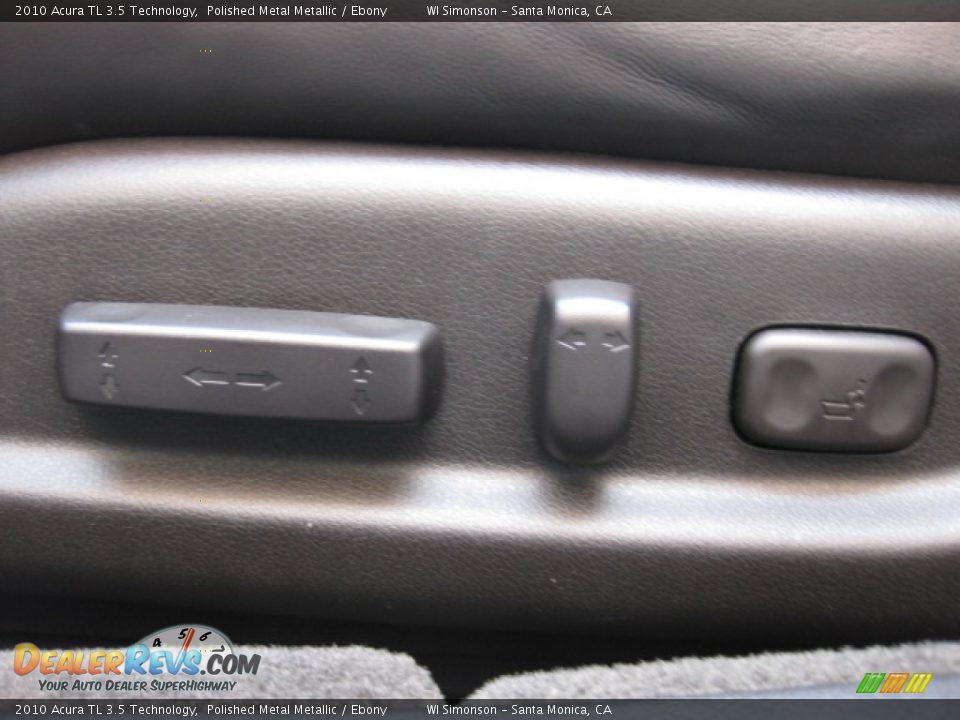 2010 Acura TL 3.5 Technology Polished Metal Metallic / Ebony Photo #19