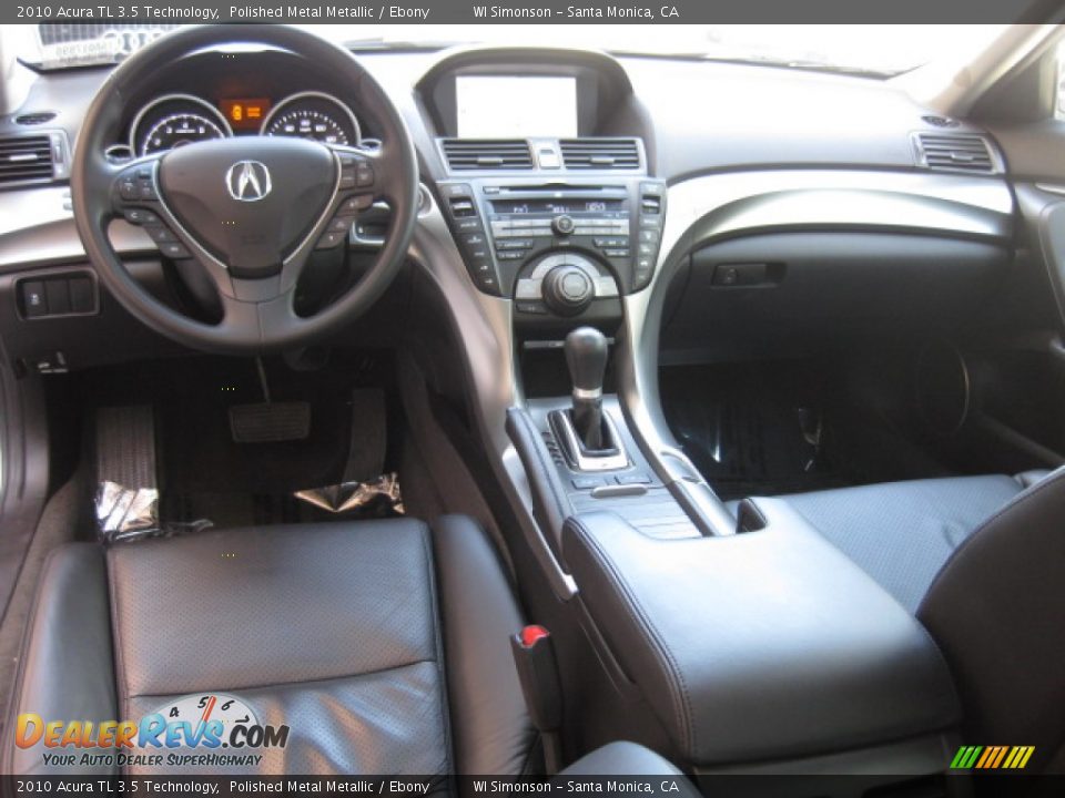 2010 Acura TL 3.5 Technology Polished Metal Metallic / Ebony Photo #20