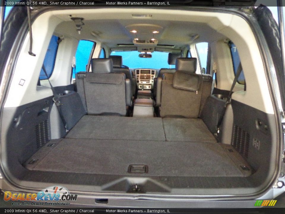 2009 Infiniti QX 56 4WD Silver Graphite / Charcoal Photo #12
