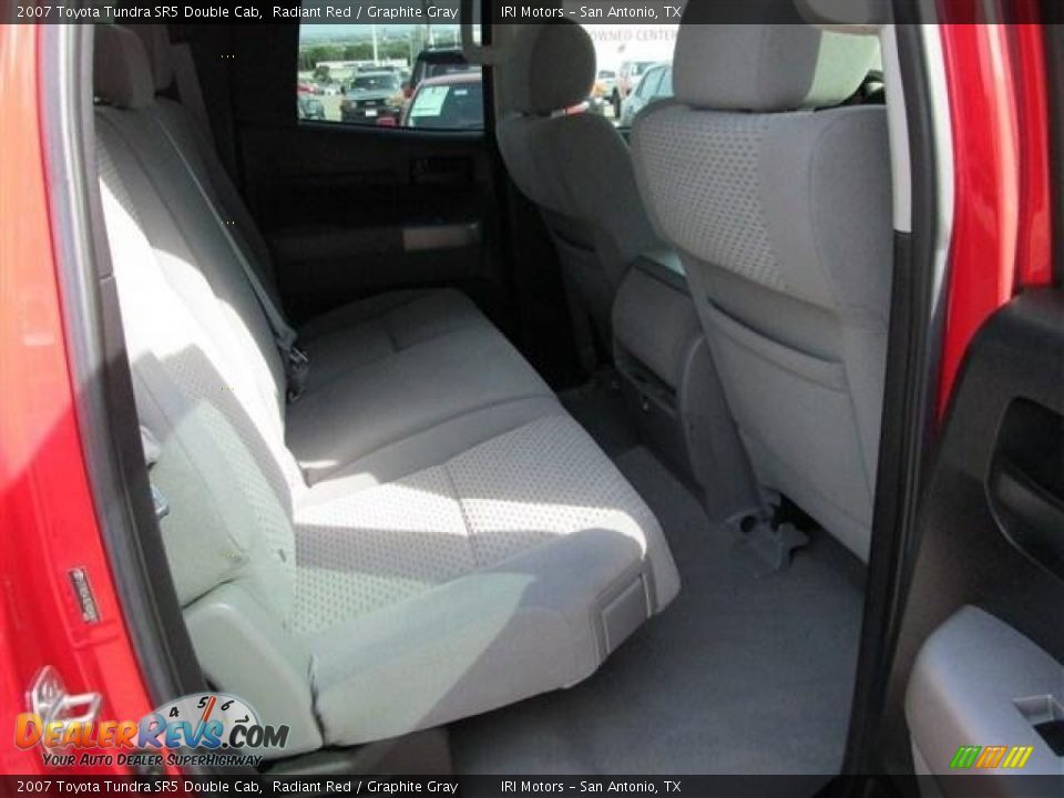 2007 Toyota Tundra SR5 Double Cab Radiant Red / Graphite Gray Photo #18