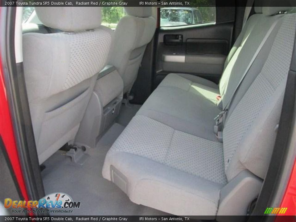 2007 Toyota Tundra SR5 Double Cab Radiant Red / Graphite Gray Photo #19