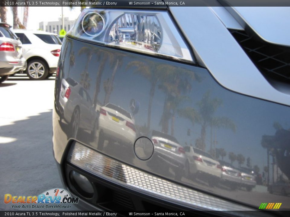 2010 Acura TL 3.5 Technology Polished Metal Metallic / Ebony Photo #23