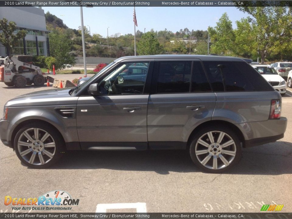 2010 Land Rover Range Rover Sport HSE Stornoway Grey / Ebony/Lunar Stitching Photo #3