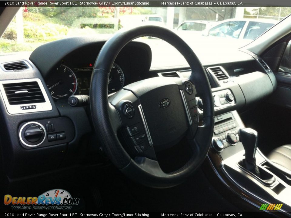 2010 Land Rover Range Rover Sport HSE Stornoway Grey / Ebony/Lunar Stitching Photo #12