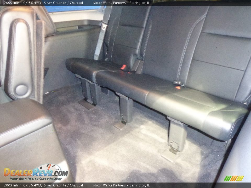 2009 Infiniti QX 56 4WD Silver Graphite / Charcoal Photo #33