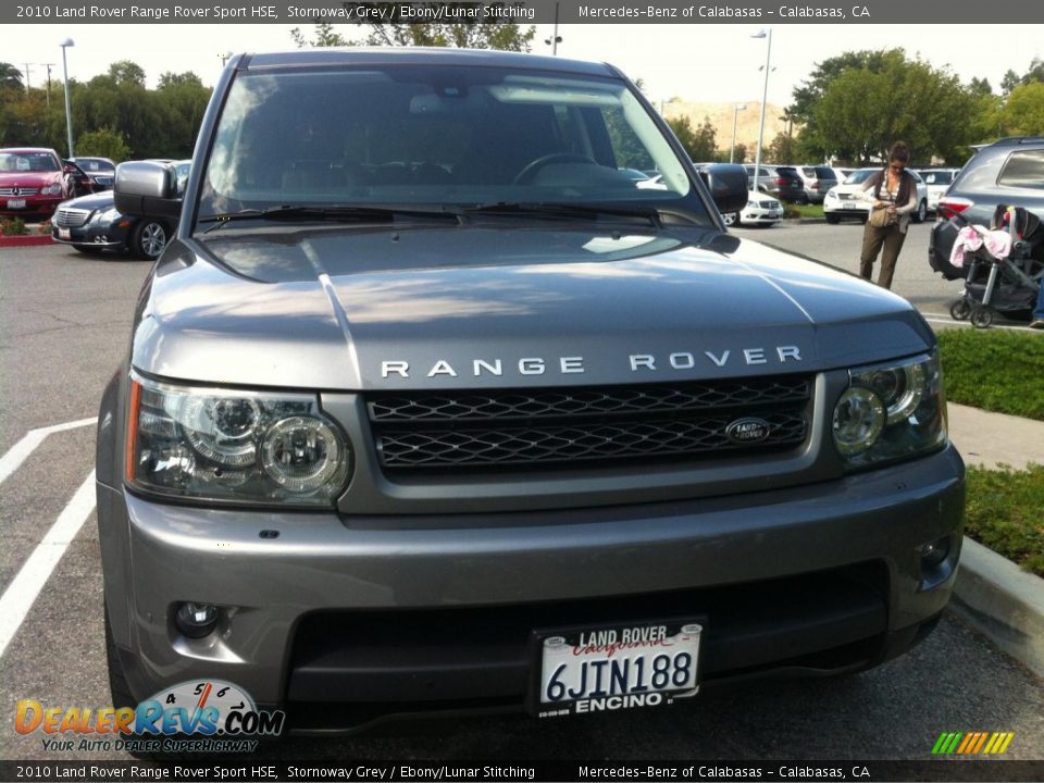 2010 Land Rover Range Rover Sport HSE Stornoway Grey / Ebony/Lunar Stitching Photo #13