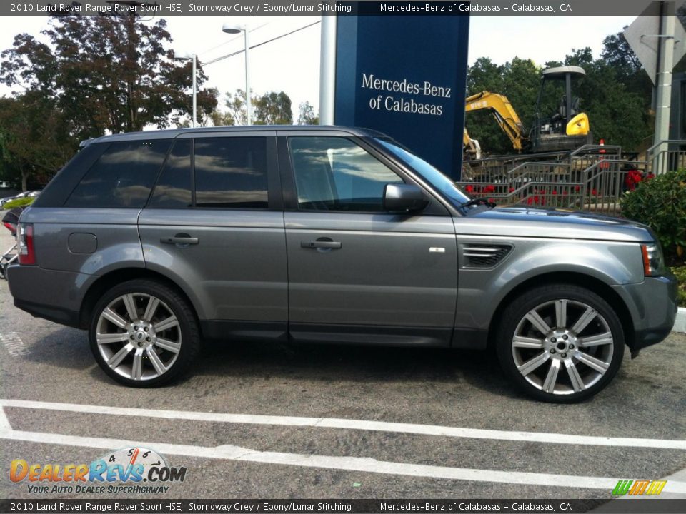 2010 Land Rover Range Rover Sport HSE Stornoway Grey / Ebony/Lunar Stitching Photo #14