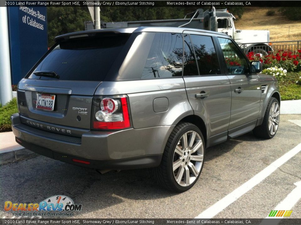 2010 Land Rover Range Rover Sport HSE Stornoway Grey / Ebony/Lunar Stitching Photo #15