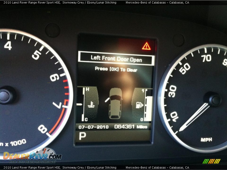 2010 Land Rover Range Rover Sport HSE Stornoway Grey / Ebony/Lunar Stitching Photo #16