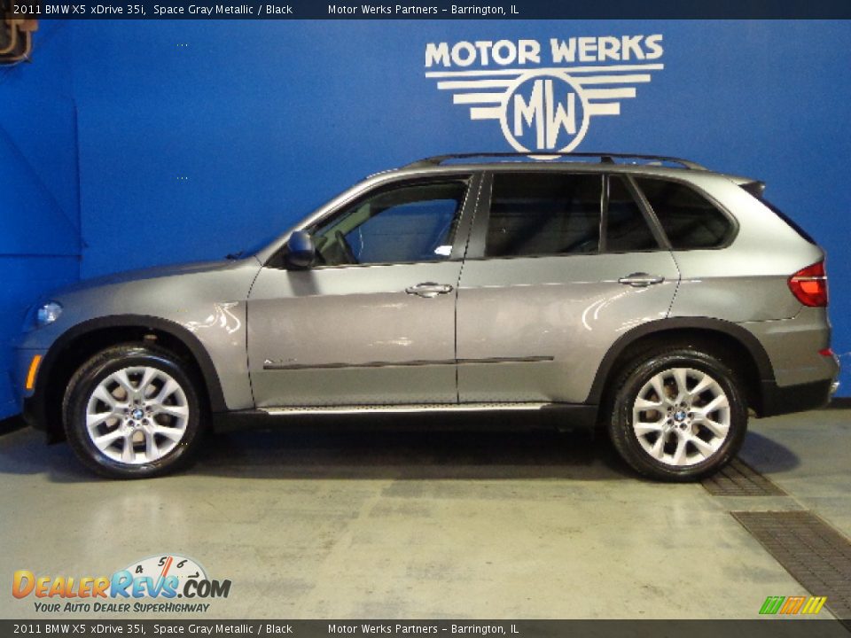 2011 BMW X5 xDrive 35i Space Gray Metallic / Black Photo #9
