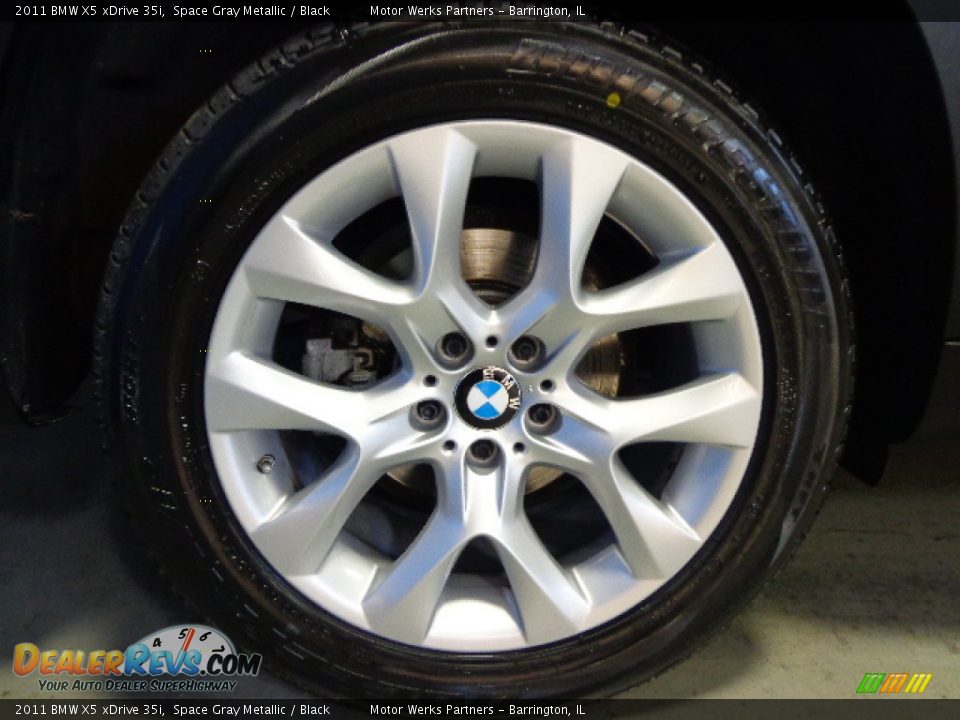 2011 BMW X5 xDrive 35i Space Gray Metallic / Black Photo #16