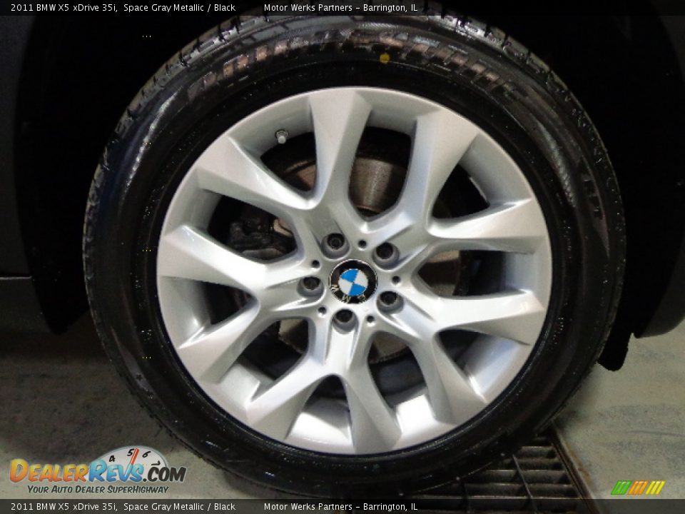 2011 BMW X5 xDrive 35i Space Gray Metallic / Black Photo #17