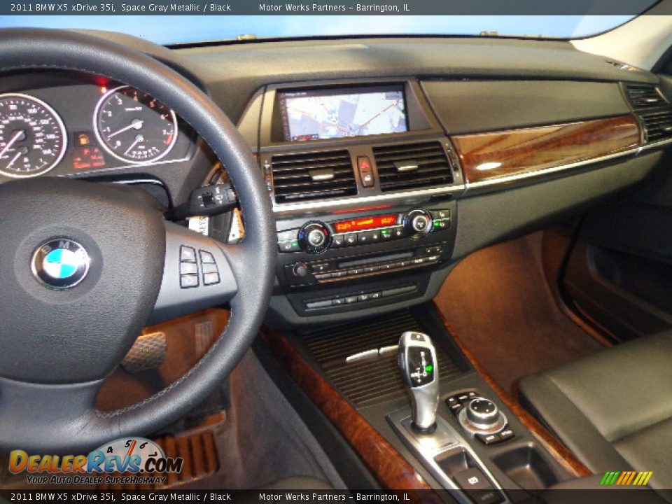 2011 BMW X5 xDrive 35i Space Gray Metallic / Black Photo #21