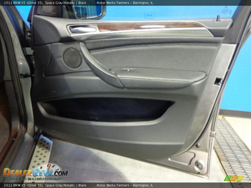 2011 BMW X5 xDrive 35i Space Gray Metallic / Black Photo #24