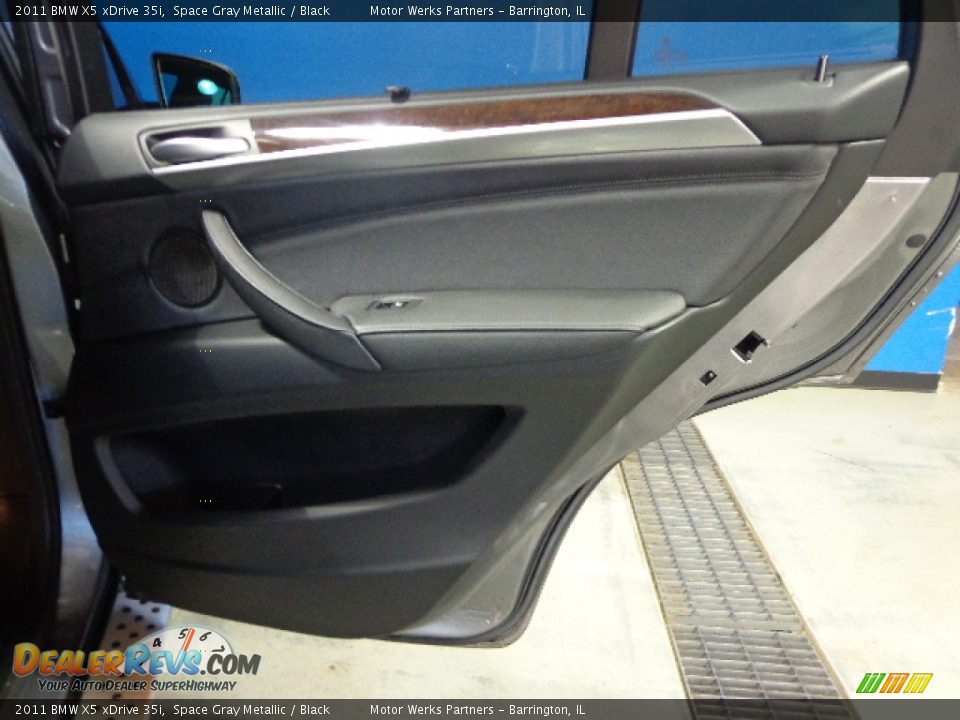 2011 BMW X5 xDrive 35i Space Gray Metallic / Black Photo #25