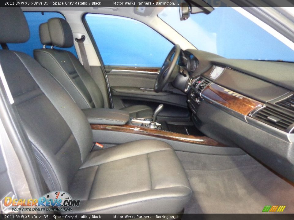 2011 BMW X5 xDrive 35i Space Gray Metallic / Black Photo #27
