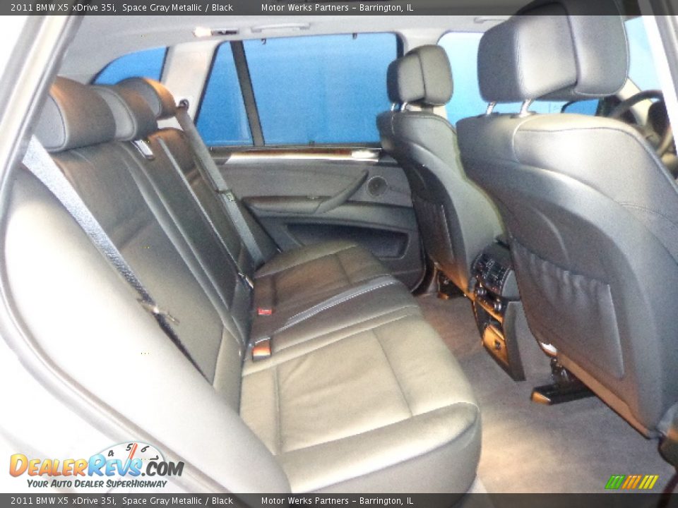 2011 BMW X5 xDrive 35i Space Gray Metallic / Black Photo #28