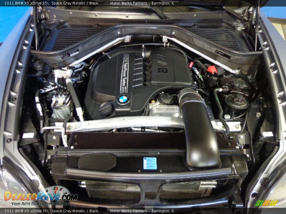 2011 BMW X5 xDrive 35i Space Gray Metallic / Black Photo #29