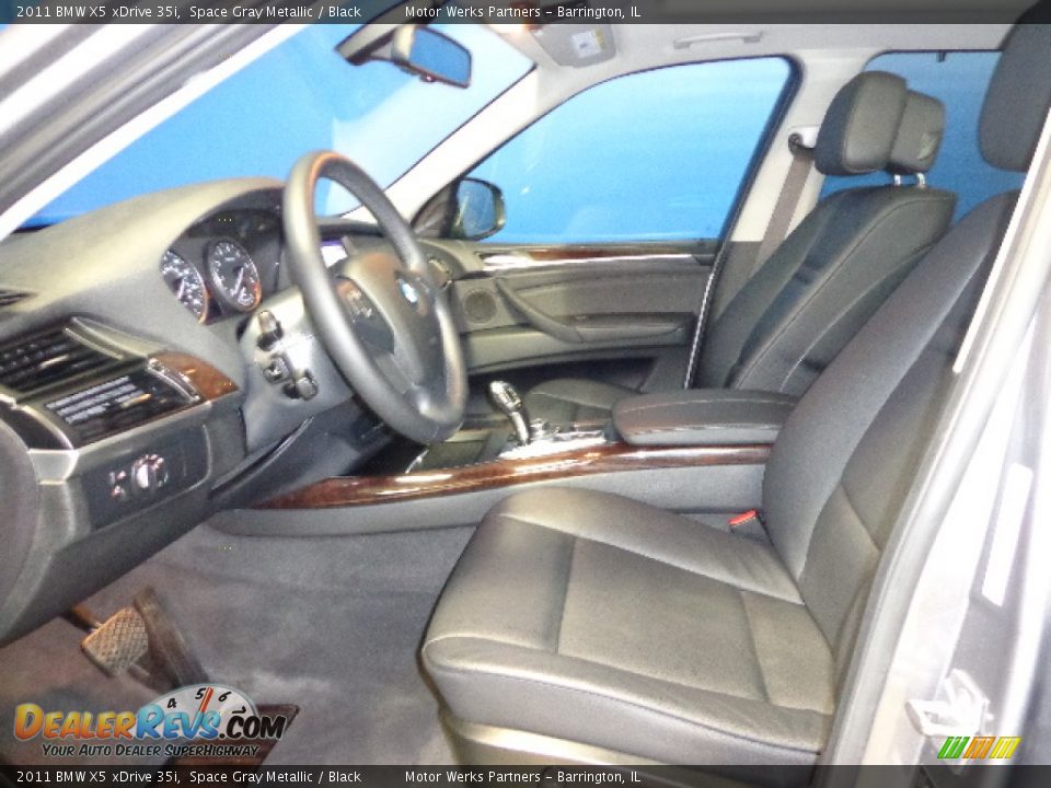 2011 BMW X5 xDrive 35i Space Gray Metallic / Black Photo #30
