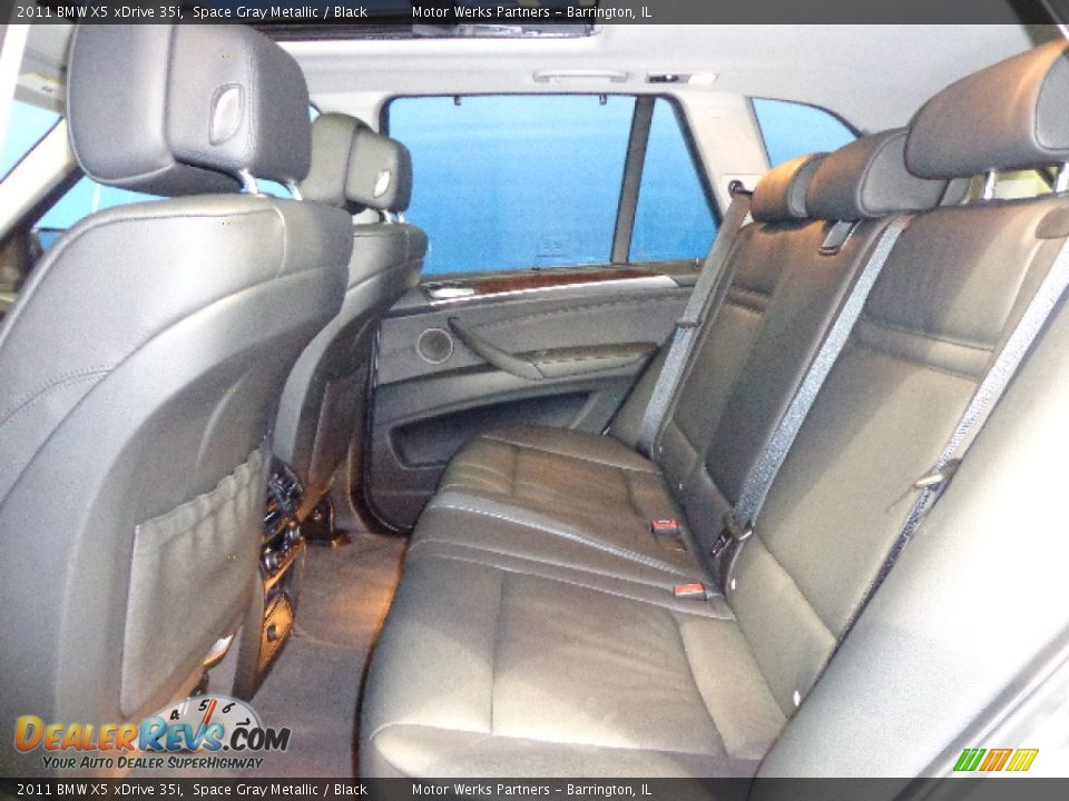 2011 BMW X5 xDrive 35i Space Gray Metallic / Black Photo #33