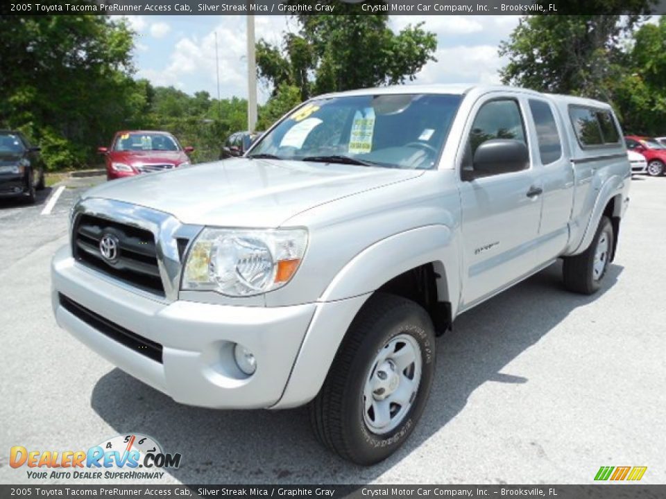 2005 Toyota Tacoma PreRunner Access Cab Silver Streak Mica / Graphite Gray Photo #1
