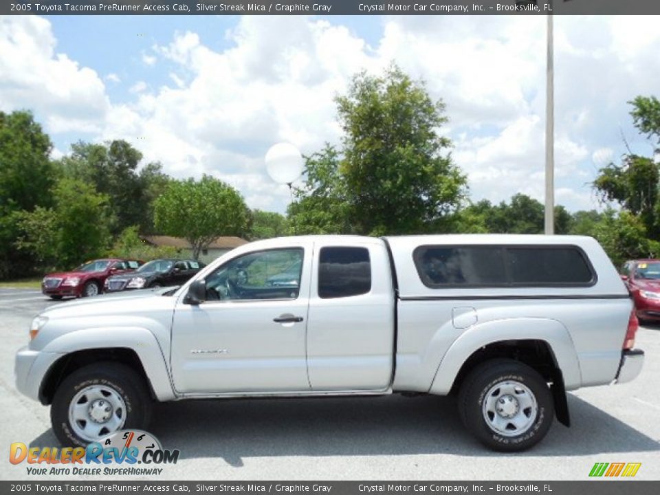 2005 Toyota Tacoma PreRunner Access Cab Silver Streak Mica / Graphite Gray Photo #2