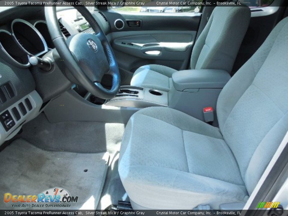 2005 Toyota Tacoma PreRunner Access Cab Silver Streak Mica / Graphite Gray Photo #4