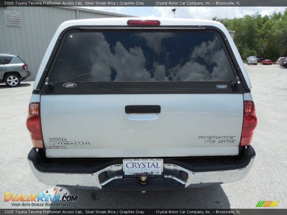 2005 Toyota Tacoma PreRunner Access Cab Silver Streak Mica / Graphite Gray Photo #7
