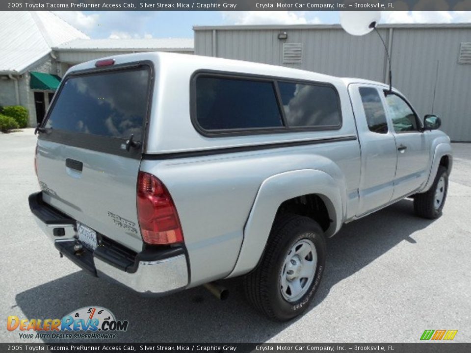 2005 Toyota Tacoma PreRunner Access Cab Silver Streak Mica / Graphite Gray Photo #8