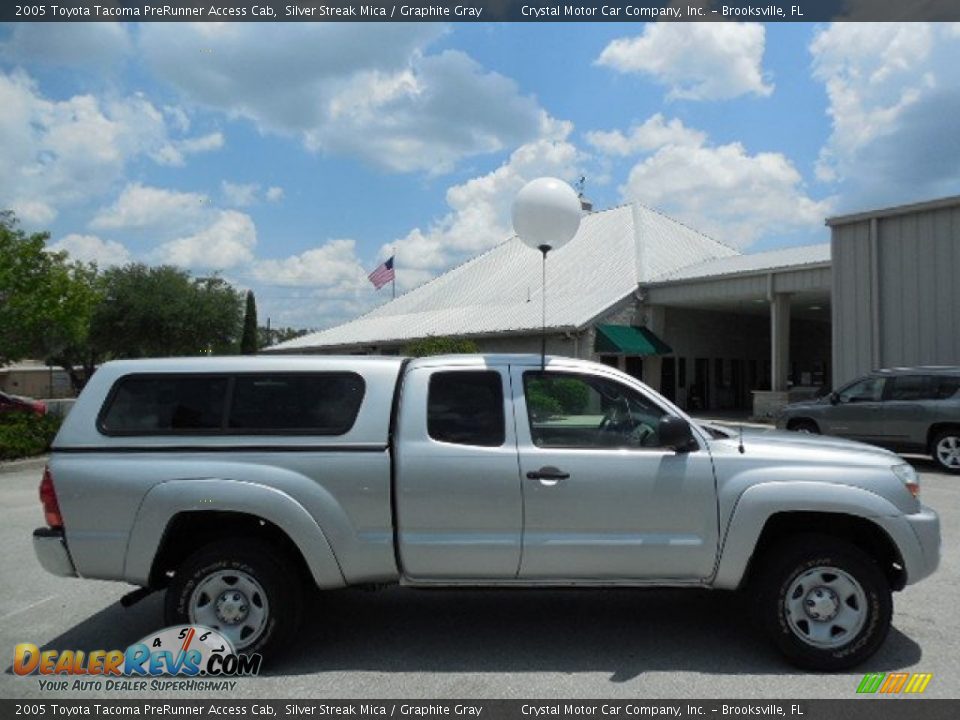 2005 Toyota Tacoma PreRunner Access Cab Silver Streak Mica / Graphite Gray Photo #9