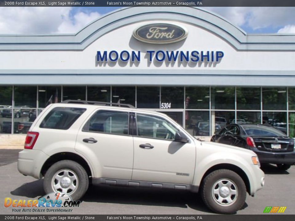 2008 Ford Escape XLS Light Sage Metallic / Stone Photo #1