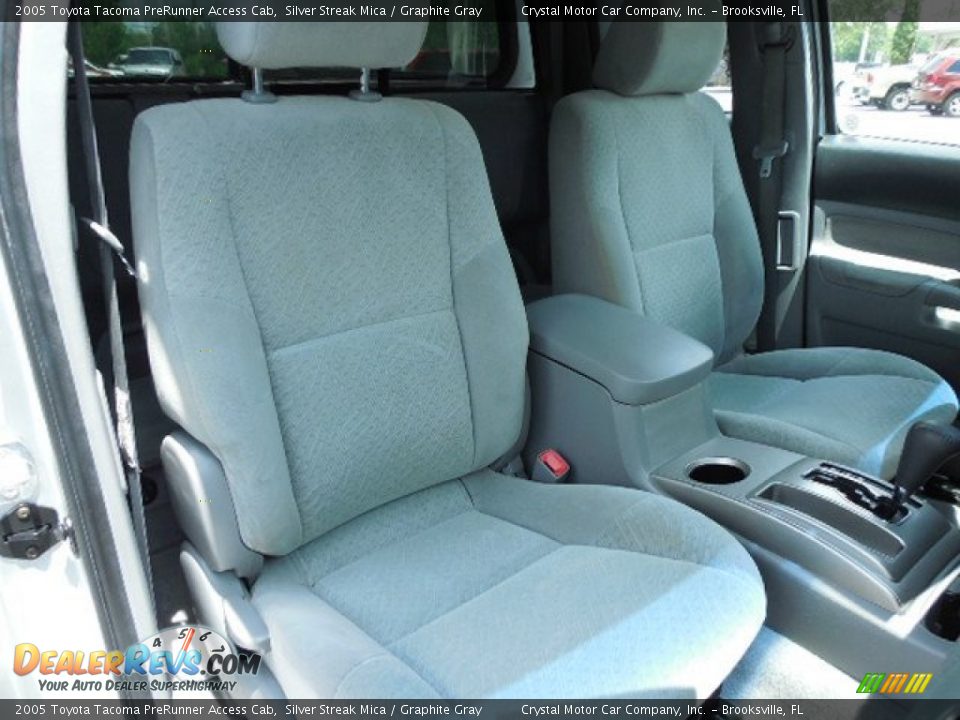 2005 Toyota Tacoma PreRunner Access Cab Silver Streak Mica / Graphite Gray Photo #12