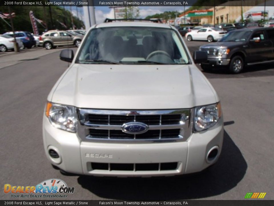 2008 Ford Escape XLS Light Sage Metallic / Stone Photo #3