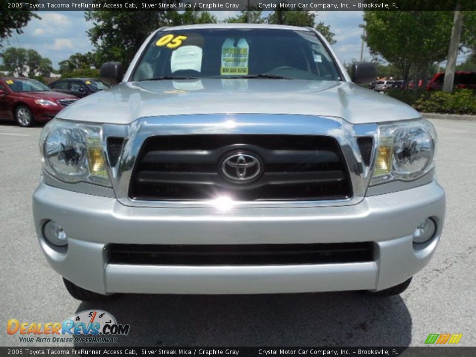 2005 Toyota Tacoma PreRunner Access Cab Silver Streak Mica / Graphite Gray Photo #13