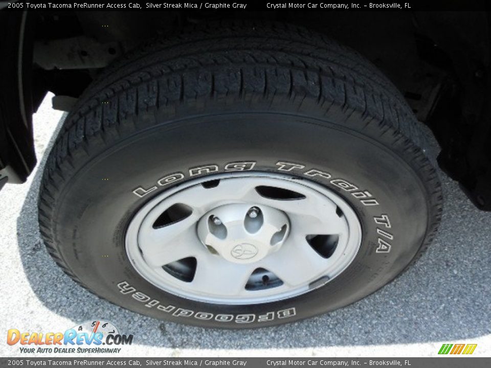 2005 Toyota Tacoma PreRunner Access Cab Silver Streak Mica / Graphite Gray Photo #14