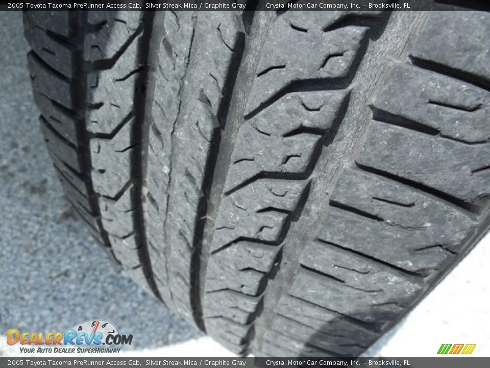 2005 Toyota Tacoma PreRunner Access Cab Silver Streak Mica / Graphite Gray Photo #15