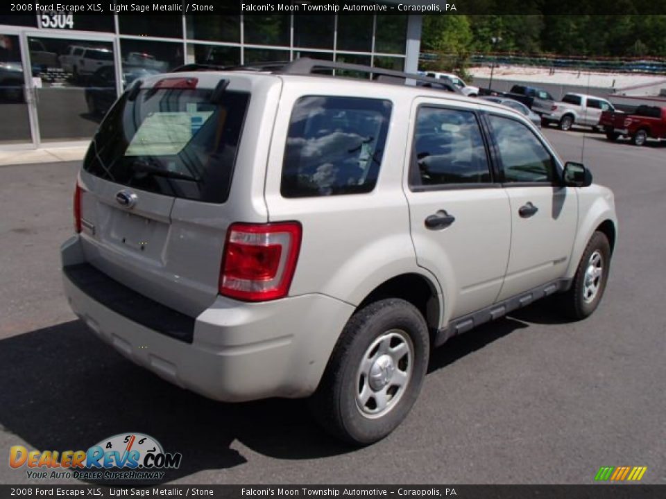 2008 Ford Escape XLS Light Sage Metallic / Stone Photo #8