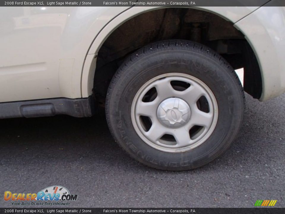 2008 Ford Escape XLS Light Sage Metallic / Stone Photo #9