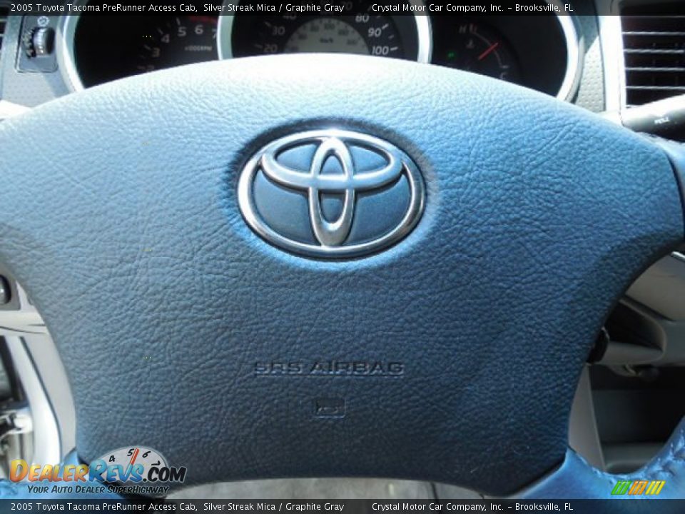 2005 Toyota Tacoma PreRunner Access Cab Silver Streak Mica / Graphite Gray Photo #21