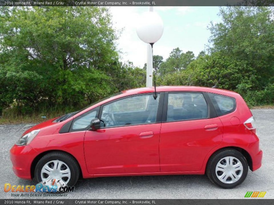 Milano Red 2010 Honda Fit  Photo #2