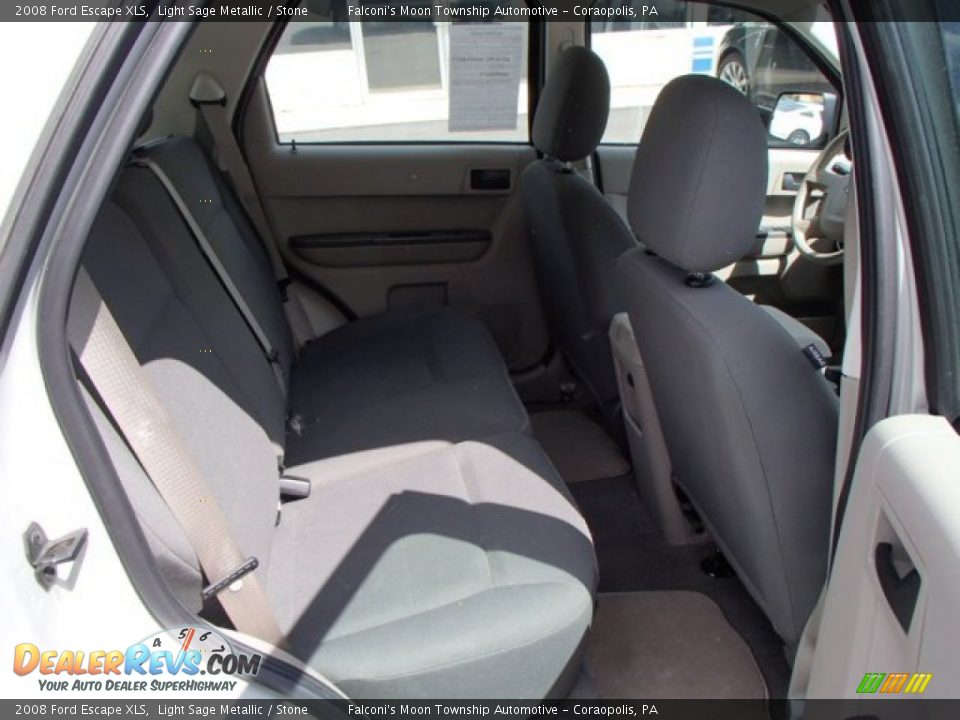 2008 Ford Escape XLS Light Sage Metallic / Stone Photo #15