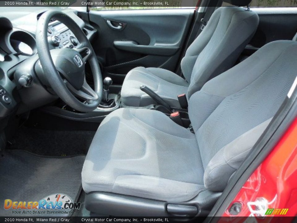 Gray Interior - 2010 Honda Fit  Photo #4