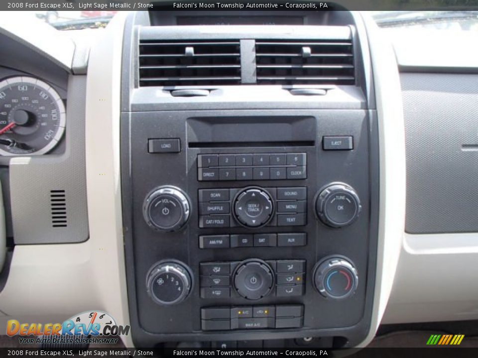 2008 Ford Escape XLS Light Sage Metallic / Stone Photo #18