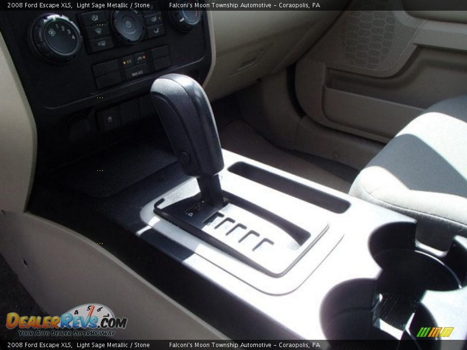 2008 Ford Escape XLS Light Sage Metallic / Stone Photo #19