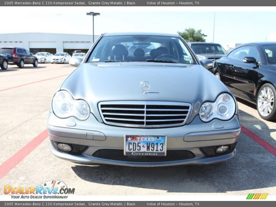 2005 Mercedes-Benz C 230 Kompressor Sedan Granite Grey Metallic / Black Photo #2