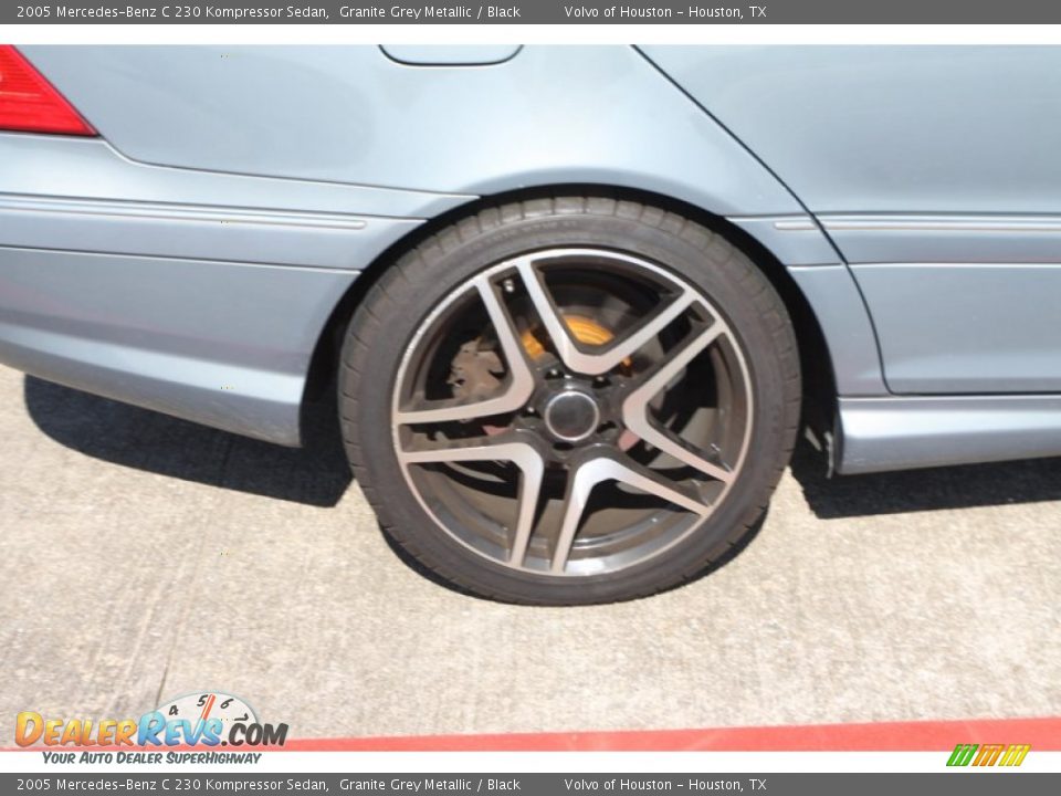 2005 Mercedes-Benz C 230 Kompressor Sedan Granite Grey Metallic / Black Photo #8