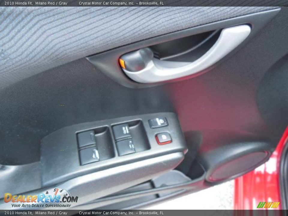 2010 Honda Fit Milano Red / Gray Photo #18